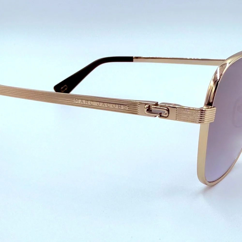 Marc Jacobs MARC 241/S Gold Fashion Aviator Sunglasses 59-15-145 J5G GOL
